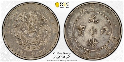 Cina dollaro drago - (1908), $1