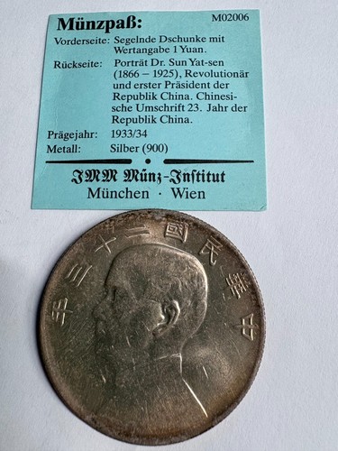 Cina yuan 1934 sun - yuan,